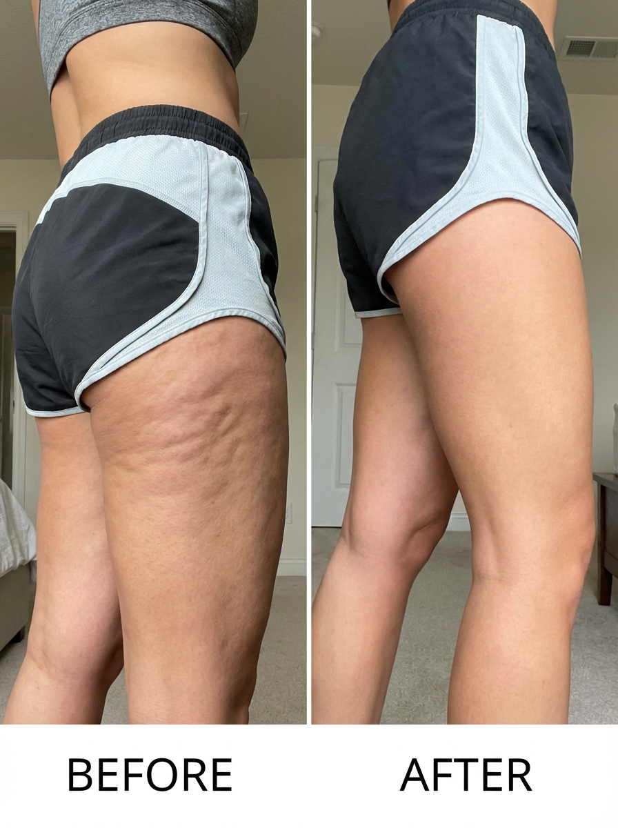 Before and after results